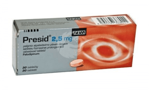 PRESID TOIMEAINET PROLONGEERITULT VABASTAV TBL 2.5MG N30