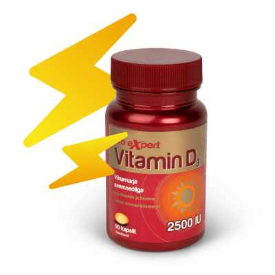 PRO EXPERT VITAMIIN D ÕLIKAPSLID 2500IU N90
