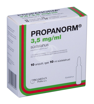 PROPANORM SÜSTELAHUS 3.5MG 1ML 10ML N10