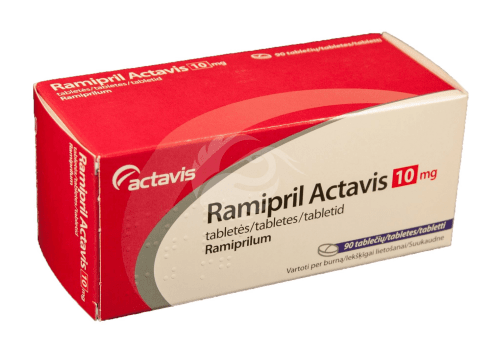 RAMIPRIL ACTAVIS 10MG TBL 10MG N90