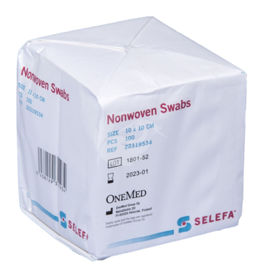 SELEFA HAAVATAMPOON 10X10CM MITTESTERIILNE N100
