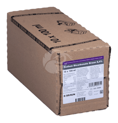 SODIUM BICARBONATE BRAUN 8.4% INFUSIOONI LAHUS 8.4% 100ML N10