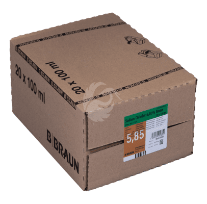 SODIUM CHLORIDE BRAUN 5.85% INFUSIOONI KONTSENTRAAT 5.85% 100ML N20