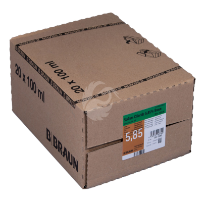 SODIUM CHLORIDE BRAUN 5.85% INFUSIOONI KONTSENTRAAT 5.85% 100ML N20