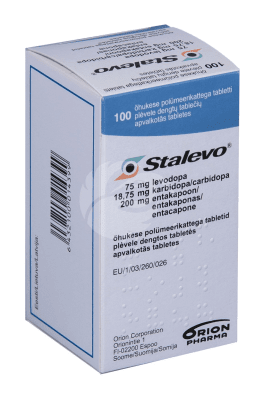 STALEVO ÕHUKE POLÜMEERKATTEGA TBL 75MG+18.75MG+200MG N100