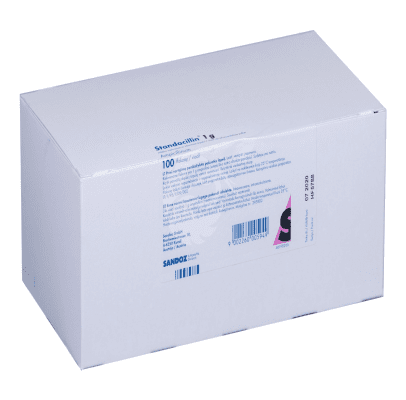 STANDACILLIN 1G SÜSTE-/INFUSIOONILAHUSE PULBER 1000MG N100