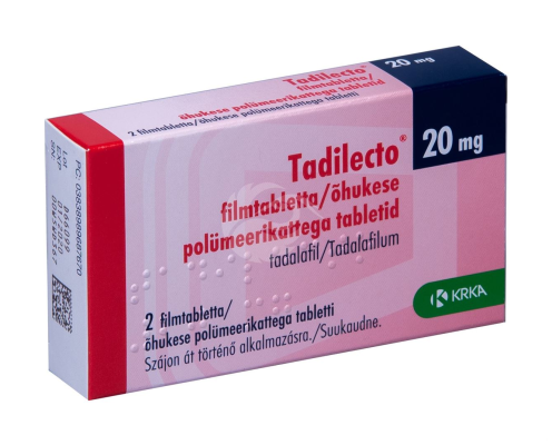 TADILECTO ÕHUKE POLÜMEERKATTEGA TBL 20MG N2