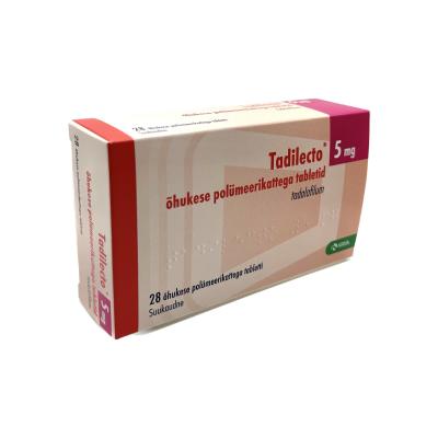 Tadilecto kaetud tbl 5mg N28
