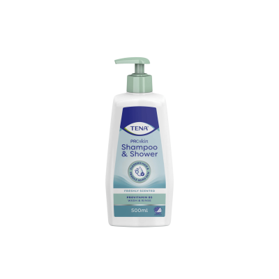 TENA SHAMPOON/DUSHIGEEL PUMBAGA 500ML