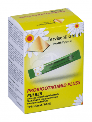 TERVISEPÜRAMIID PROBIOOTIKUMID PLUSS PULBER N10