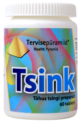 TERVISEPÜRAMIID TSINK TBL 25MG N60