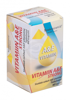 TERVISEPÜRAMIID VITAMIIN A+E STRONG KAPSLID N60