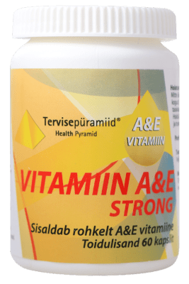 TERVISEPÜRAMIID VITAMIIN A+E STRONG KAPSLID N60