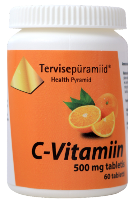 TERVISEPÜRAMIID VITAMIIN C TBL 500MG N60