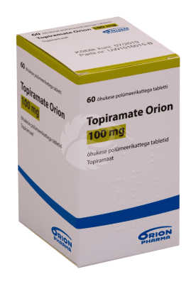 TOPIRAMATE ORION ÕHUKE POLÜMEERKATTEGA TBL 100MG N60