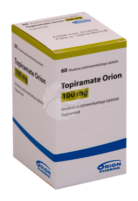 TOPIRAMATE ORION ÕHUKE POLÜMEERKATTEGA TBL 100MG N60