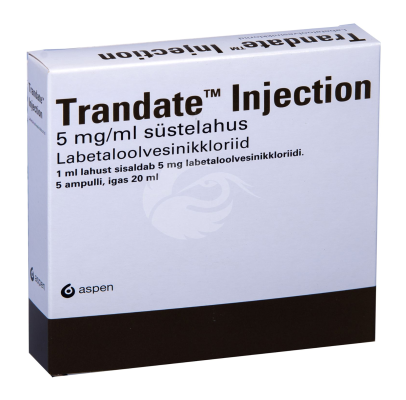 TRANDATE INJECTION SÜSTELAHUS 5MG 1ML 20ML N5