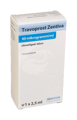 TRAVOPROST ZENTIVA SILMATILGAD LAHUS 40MCG 1ML 2.5ML N1