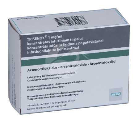 TRISENOX INFUSIOONI KONTSENTRAAT 1MG 1ML 10ML N10