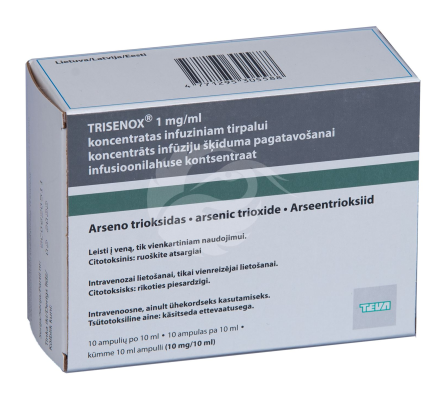 TRISENOX INFUSIOONI KONTSENTRAAT 1MG 1ML 10ML N10