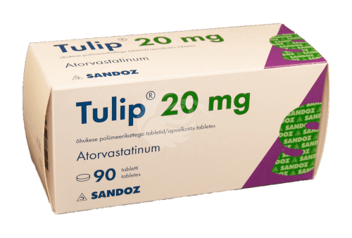 TULIP 20 MG ÕHUKE POLÜMEERKATTEGA TBL 20MG N90