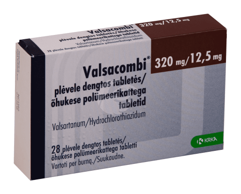VALSACOMBI ÕHUKE POLÜMEERKATTEGA TBL 320MG+12.5MG N28