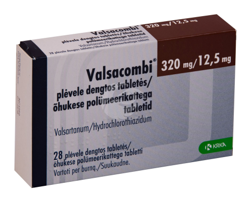 VALSACOMBI ÕHUKE POLÜMEERKATTEGA TBL 320MG+12.5MG N28