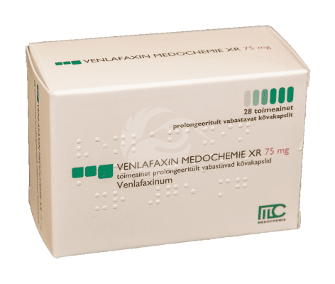 VENLAFAXIN MEDOCHEMIE XR 75 MG TOIMEAINET PROLONGEERITULT VABASTAV KÕVAKAPSEL 75MG N28
