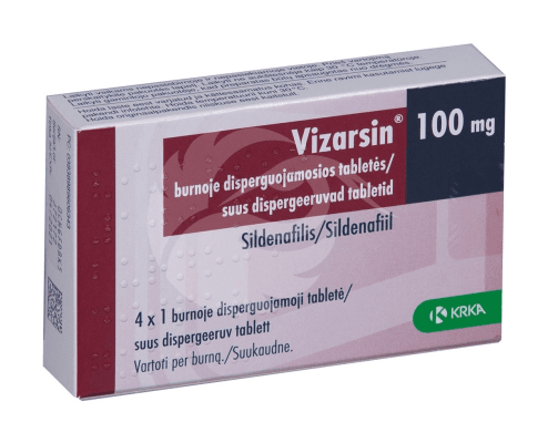 VIZARSIN SUUS DISPERGEERUV TBL 100MG N4