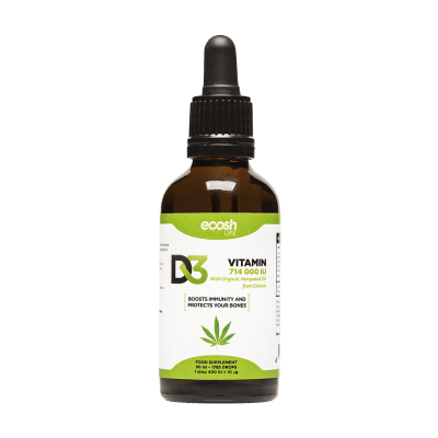 ECOSH D3 VITAMIIN D TILGAD 400IU/TILGAS KANEPIÕLIGA 50ML