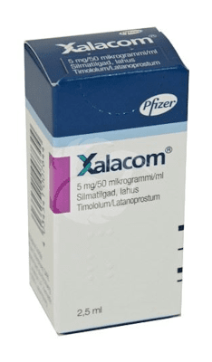 XALACOM SILMATILGAD LAHUS 5MG+50MCG 1ML 2.5ML N1