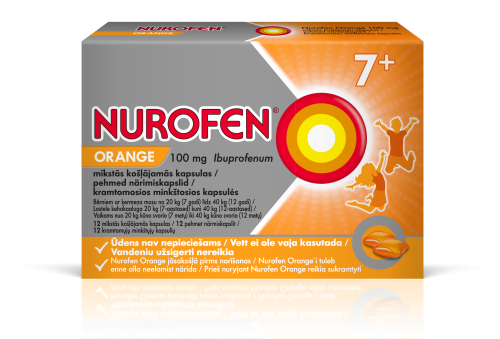 NUROFEN ORANGE PEHME NÄRIMISKAPSEL 100MG N12