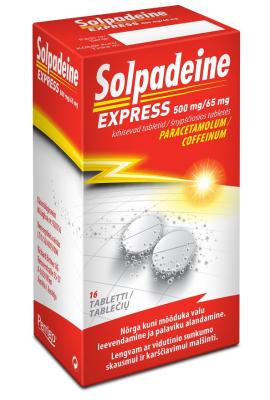 SOLPADEINE EXPRESS KIHISEV TBL. 500MG+65MG N16
