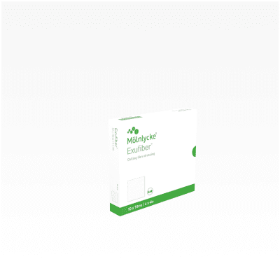 EXUFIBER HAAVASIDE 10X10CM GEELISTUV N10