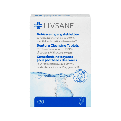 LIVSANE PROTEESIDE PUHASTUSTABLETID N30