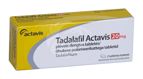 TADALAFIL ACTAVIS ÕHUKE POLÜMEERKATTEGA TBL 20MG N2