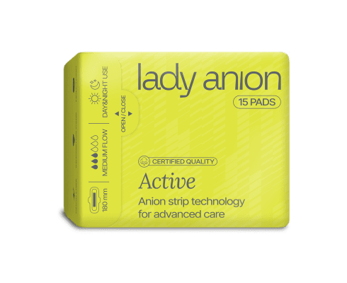 LADY ANION ACTIVE HÜGIEENILINE SIDE 180MM N15