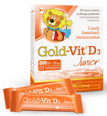OLIMPLABS GOLD-VIT D3 JUNIOR PULBER VAARIKA N30