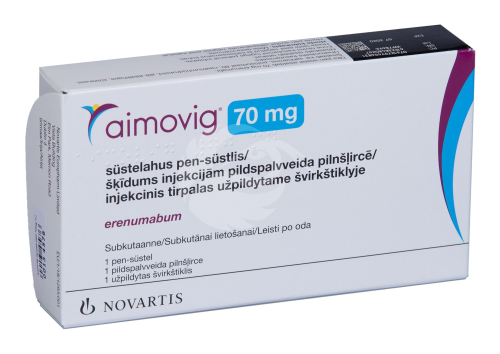 AIMOVIG SÜSTELAHUS PEN-SÜSTLIS 70MG N1