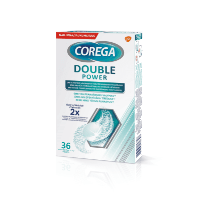 COREGA PROTEESIPUHASTUS TABLETID DOUBLE POWER N36