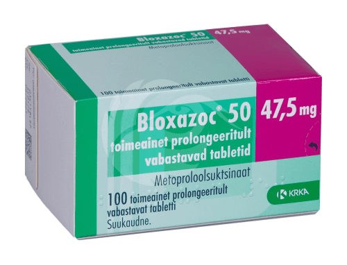 BLOXAZOC 50 TOIMEAINET PROLONGEERITULT VABASTAV TBL 50MG N100