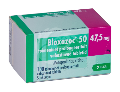 BLOXAZOC 50 TOIMEAINET PROLONGEERITULT VABASTAV TBL 50MG N100