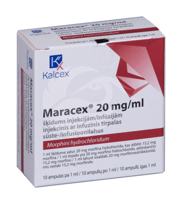 MARACEX SÜSTE-/INFUSIOONILAHUS 20MG 1ML 1ML N10