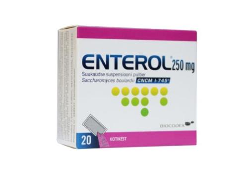 ENTEROL SUUKAUDNE SUSPENSIOONI PULBER 250MG N20