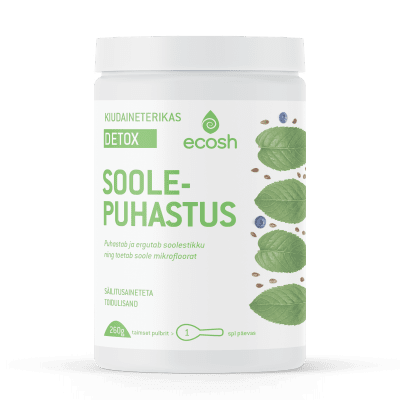ECOSH DETOX KIUDAINETERIKAS SOOLEPUHASTUS PULBER 260G