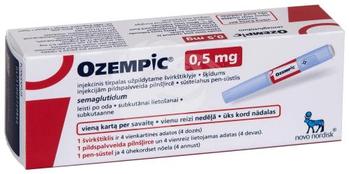 OZEMPIC SÜSTELAHUS PEN-SÜSTLIS 0.5MG 1ANNUSES 4ANNUST N1