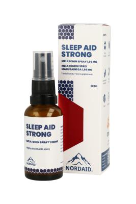 NORDAID SLEEP AID STRONG MELATONIIN SPREI 1,95MG 30ML