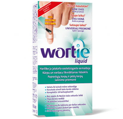 WORTIE LIQUID SOOLATÜÜGASTE EEMALDAMISE VEDELIK 5ML