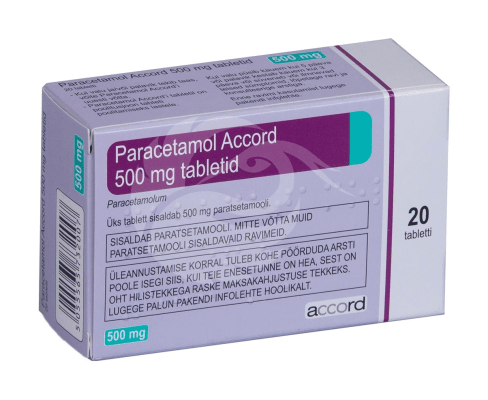 PARACETAMOL ACCORD TBL 500MG N20