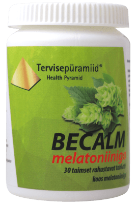 TERVISEPÜRAMIID BECALM TBL MELATONIINIGA N30